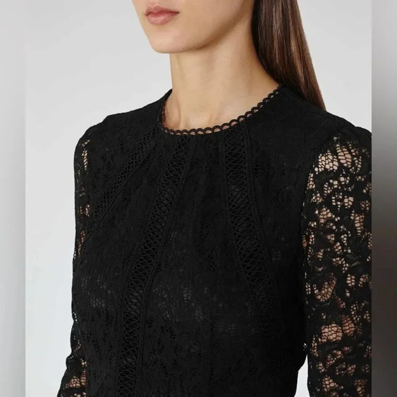 REISS Prim Lace Dress size 6 - Picture 14 of 16